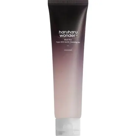 Gel de curatare delicat cu acizi AHA Haruharu Wonder Black Rice Triple AHA, 100 ml