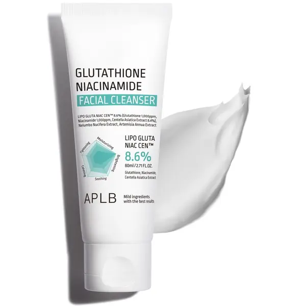 Gel de curățare facială cu glutathion și niacinamidă, APLB, 80ml