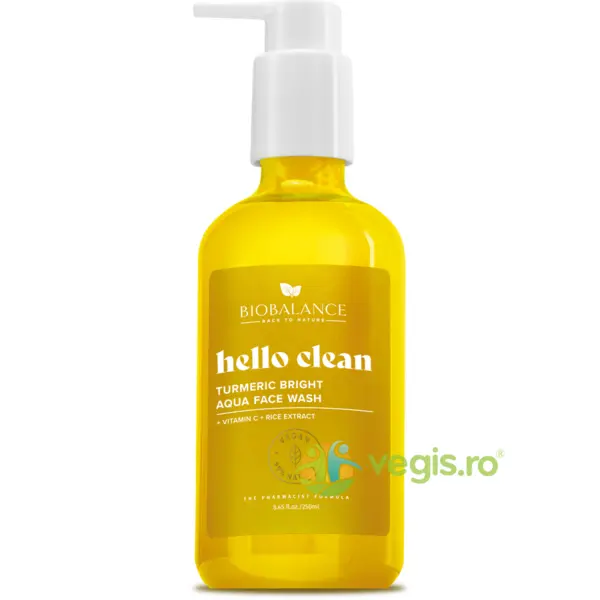 Gel de Curatare Lichid cu Vitamina C + Extract de Orez Turmeric Bright 250ml