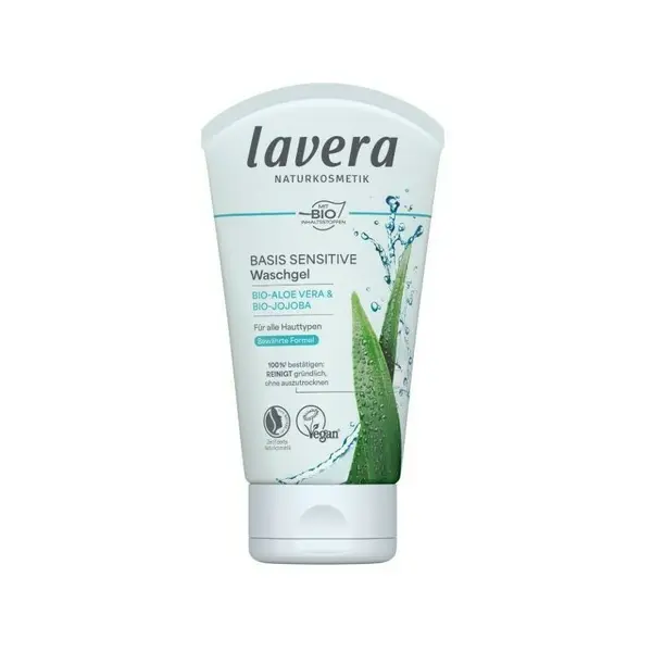 Gel de curatare pentru fata cu aloe vera si jojoba 125ml Lavera