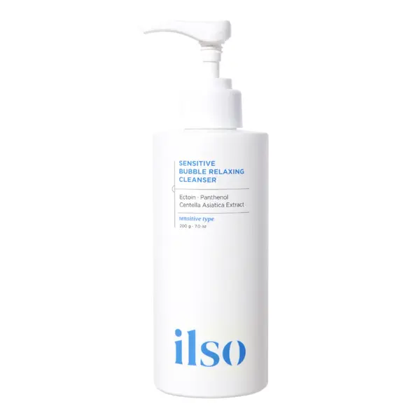 Gel de curatare pentru fata Sensitive Bubble Relaxing Cleanser, 200ml, Ilso