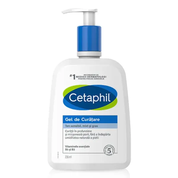 Gel de curatare pentru ten normal-gras, 236 ml, Cetaphil