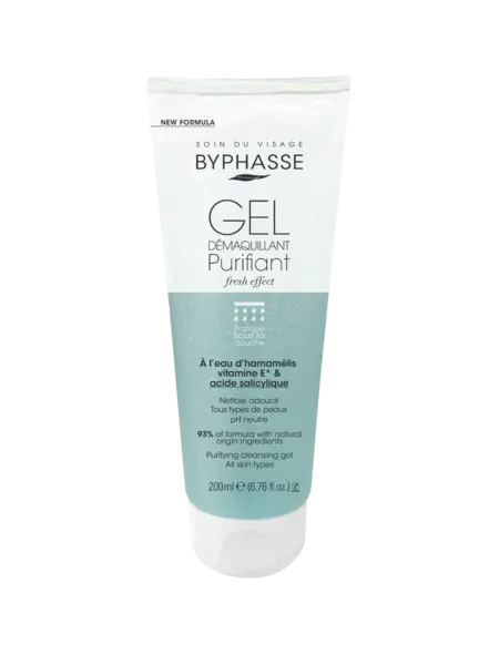 Gel de curatare purifiant pentru toate tipurile de ten, 200ml, Byphasse