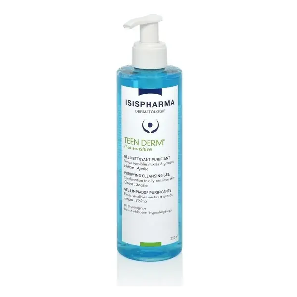 Gel de curatare Teen Derm Sensitive, 250 ml, IsisPharma