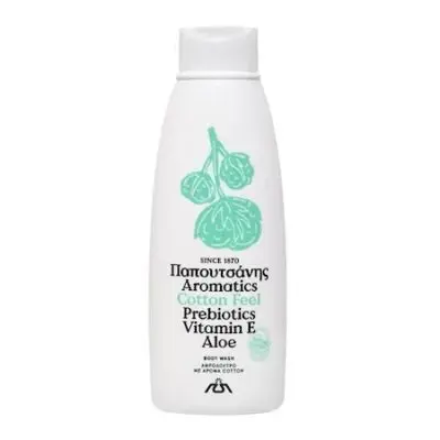 Gel de dus 100 vegan Aromatics Cotton Feel cu prebiotice si vit E 650ml