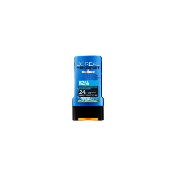 Gel de Dus 5 in 1, L'Oreal, Men Expert, Hydra Power, Curatarea Corpului, Fetei si a Parului, 250ml