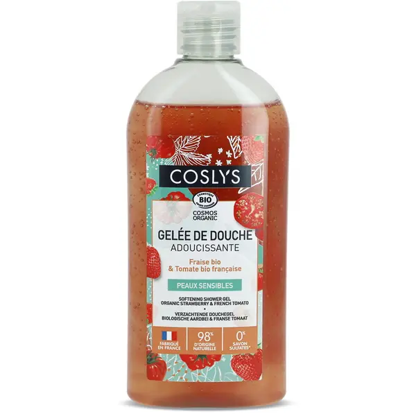 Gel de Dus Calmant cu Capsuni si Rosii Bio 250ml