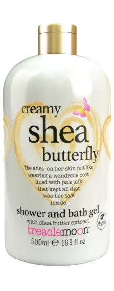 Gel de dus Creamy Shea Butterfly, 500ml, Treaclemoon
