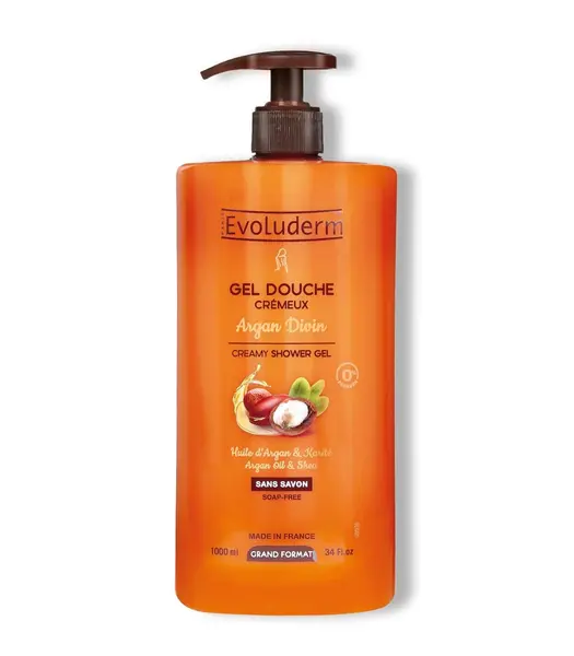 Gel de dus cremos Argan Divin, 1000ml, Evoluderm