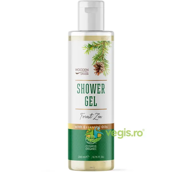 Gel de Dus cu Busuioc si Pin Forest Zen Bio 200ml
