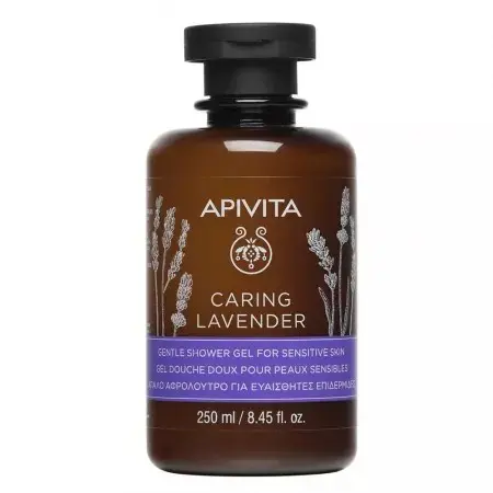 Gel de dus cu lavanda si ulei de masline, 250ml, Apivita