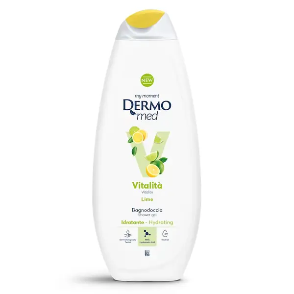 Gel de dus cu lime, 450ml, Dermomed