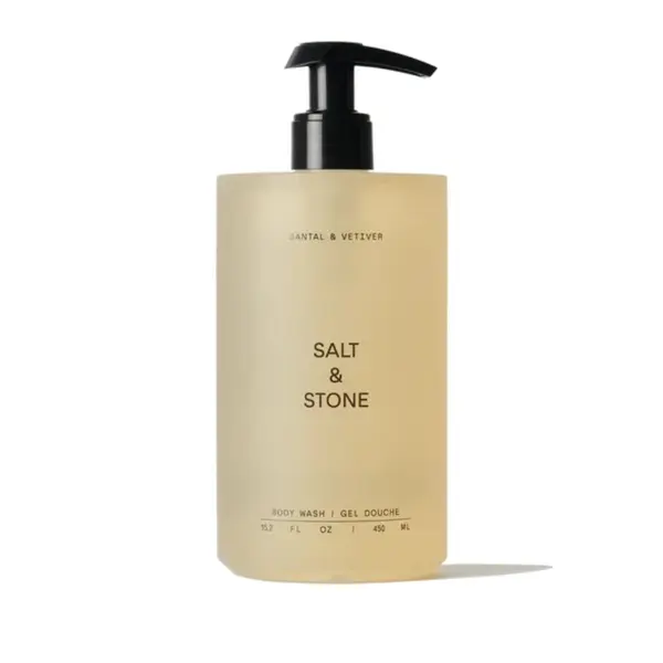 Gel de dus cu Santal & Vetiver, 450ml, Salt & Stone