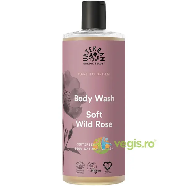 Gel de Dus cu Trandafir Salbatic si Aloe Vera Bio 500ml