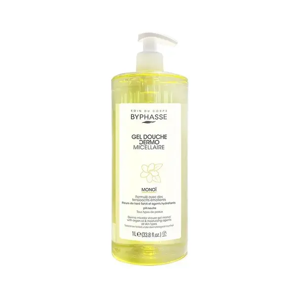 Gel de dus Dermo Micellaire Monoi, 1l, Byphasse