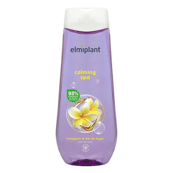 Gel de Dus Elmiplant Calming Spa, cu Frangipani si Ulei de Argan, 400 ml