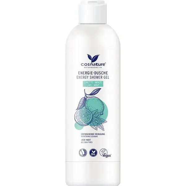 Gel de dus Energy cu lime bio si menta - 250 ml
