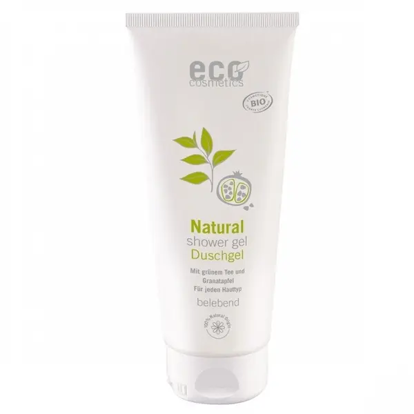 Gel de dus natural cu rodie si ceai verde 200ml