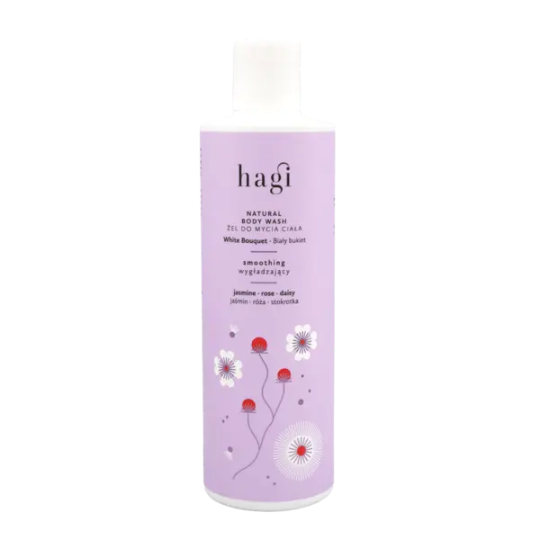 Gel de dus natural White Bouquet, 300ml, Hagi