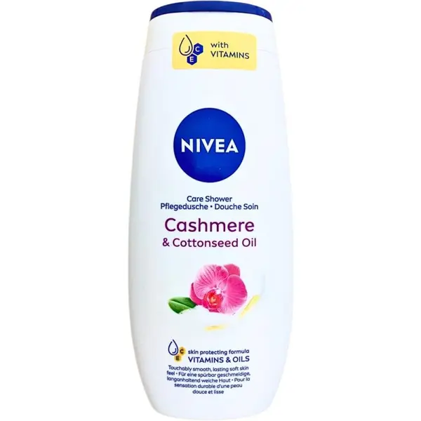 Gel de Dus Nivea Care Cashmere, 250 ml