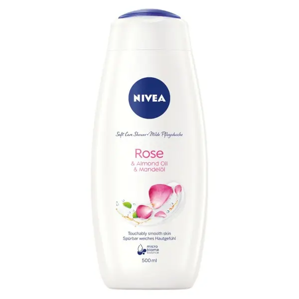 Gel de Dus Nivea Rose & Almond Oil, 500 ml