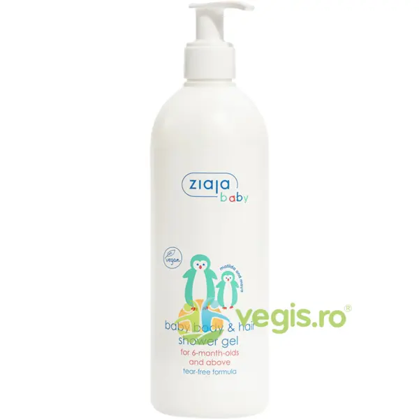 Gel de Dus pentru Par si Corp pentru Bebelusi si Copii 6 Luni+ 400ml