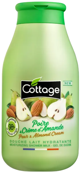 Gel de dus Pere si Migdale, 250ml, Cottage