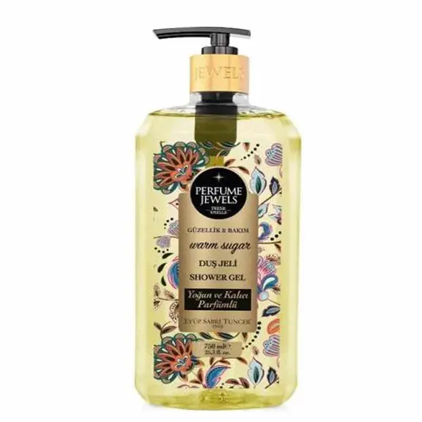 Gel de dus Perfume Jewels Warm Sugar, 750ml, Eyüp Sabri Tuncer