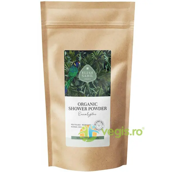Gel de Dus Pudra cu Eucalipt Refill Ecologic/Bio 250g