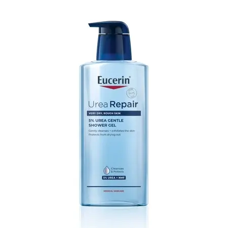 Gel de duș reparator cu 5% Uree UreaRepair, 400 ml, Eucerin