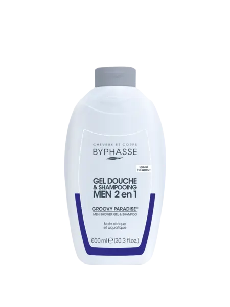 Gel de dus & Sampon 2in1 Groovy Paradise, 600ml, Byphasse