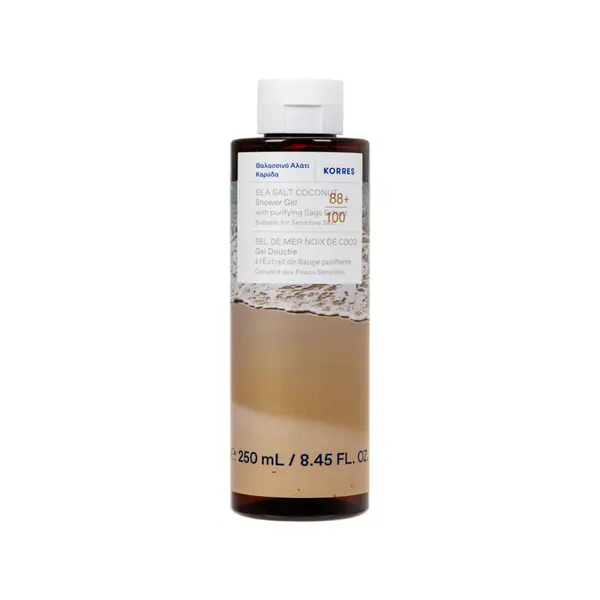 Gel de dus Sea Salt Coconut, 250ml, Korres