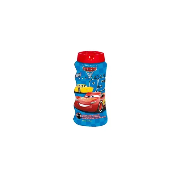 Gel de dus si sampon 2 in 1, Cars, Baieti, 475 ml