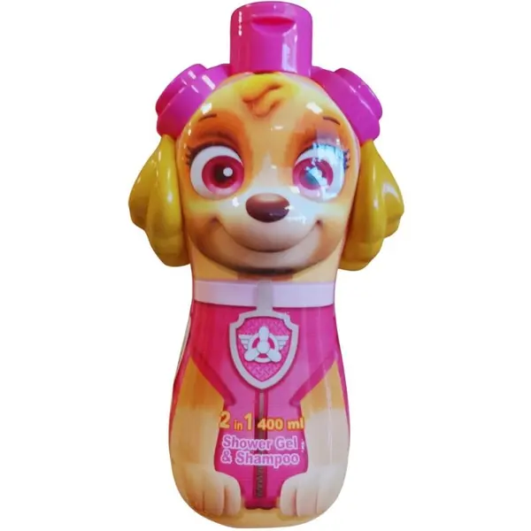Gel de Dus si Sampon, Air Val, Skye, Figurina 2D, 400 ml