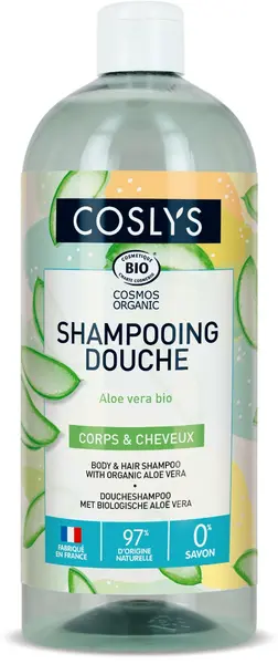 Gel de dus si sampon bio cu Aloe Vera, 1000ml, Coslys