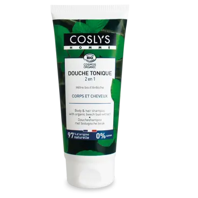 Gel de dus si sampon bio tonic cu muguri de fag, 200ml, Coslys