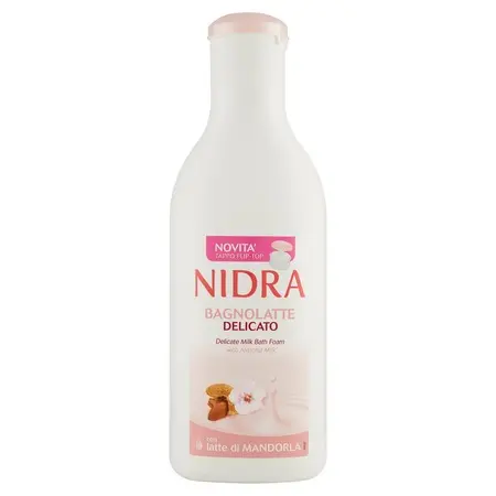 Gel de dus si spuma de baie cu lapte de migdale delicat, 750ml, Nidra