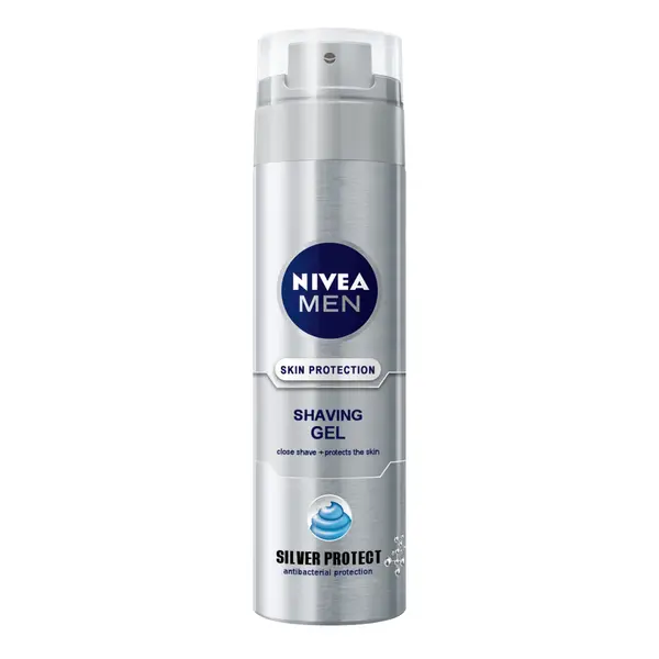 Gel de ras Men Silver Protect, 200ml, Nivea