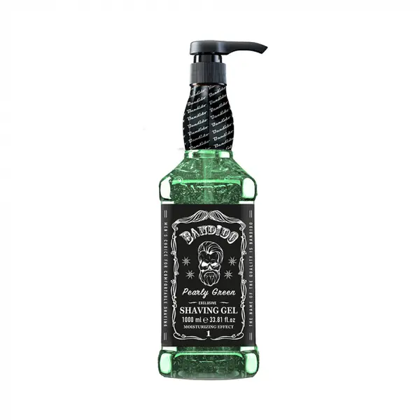 Gel De Ras Profesional, Pearly Green Exclusive, Bandido, 1000 ml