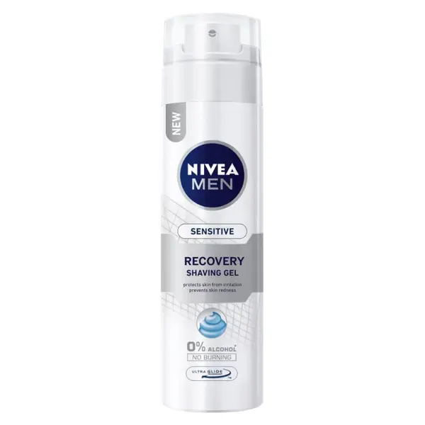 Gel de Ras Sensitive Recovery Nivea Men, 200 ml