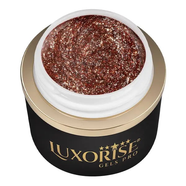 Gel Design 3D LUXORISE - Royal Glitz, Copper Dream 5ml