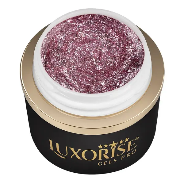 Gel Design 3D LUXORISE - Royal Glitz, Pink Steel 5ml