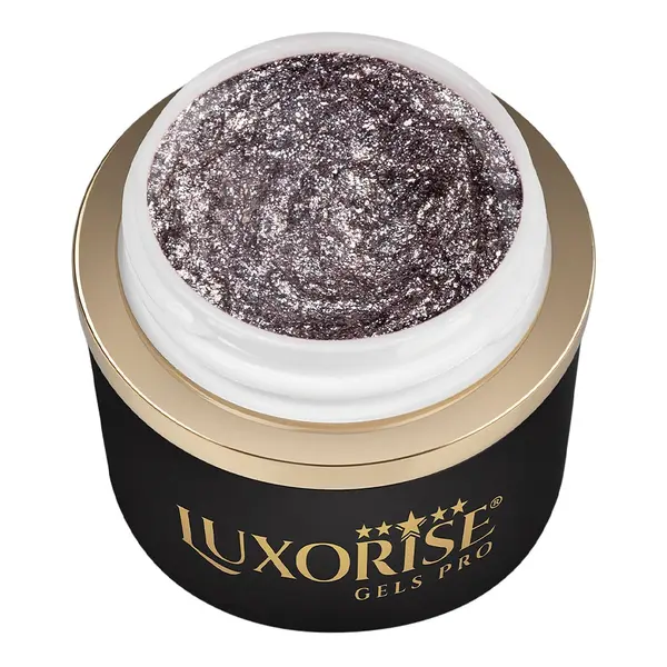 Gel Design 3D LUXORISE - Royal Glitz, Platinum Shine 5ml