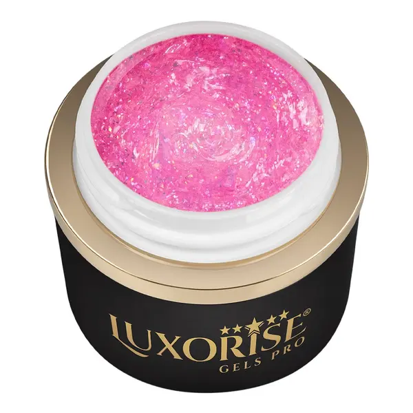 Gel Design 3D LUXORISE - Royal Glitz, Purple Aurora 5ml