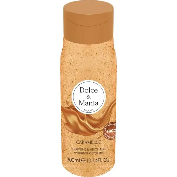 Gel Dus Scrub Dolce & Mania, Caramel, 300 ml