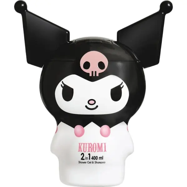 Gel Dus si Sampon Air Val Kuromi, Figurina 2D, 400 ml