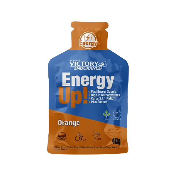 Gel energizant cu aroma de portocale Energy UP Gel, 40g, Weider
