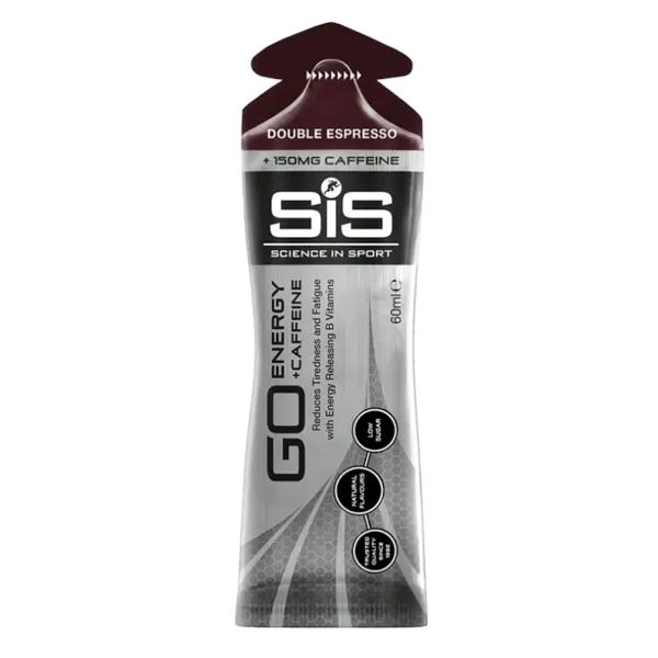 Gel energizant espresso dublu Go Energy Caffeine, 60ml, SiS