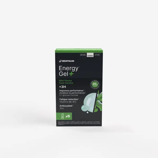Gel energizant pentru mai mult de 3 ore Energy Gel + x6 mentă