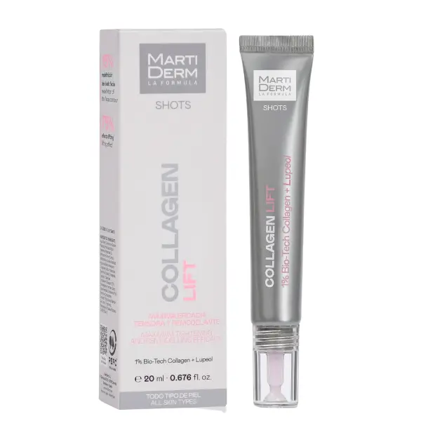 Gel fluid efect lifting cu colagen si lupeol Shots Collagen Lift, Martiderm | 20 ml